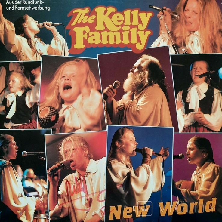 Автограф / The Kelly Family / New World // 1990 // Germany / Vinyl / LP / Album, фото №4