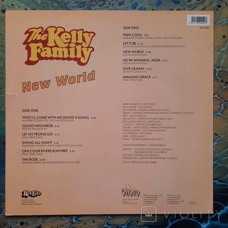 Автограф / The Kelly Family / New World // 1990 // Germany / Vinyl / LP / Album, фото №5