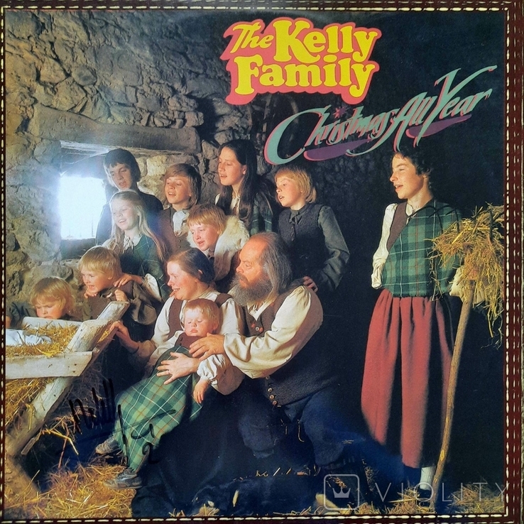 Автограф / The Kelly Family / Christmas All Year /1990 / Germany/ Vinyl/ LP/ Album/ Stereo, photo number 2