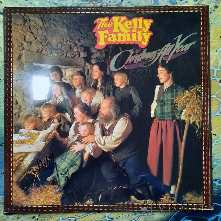 Автограф / The Kelly Family / Christmas All Year /1990 / Germany/ Vinyl/ LP/ Album/ Stereo, photo number 4
