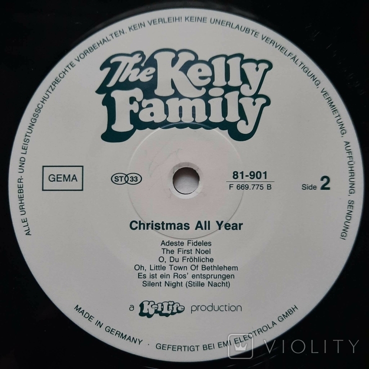 Автограф / The Kelly Family / Christmas All Year /1990 / Germany/ Vinyl/ LP/ Album/ Stereo, photo number 9