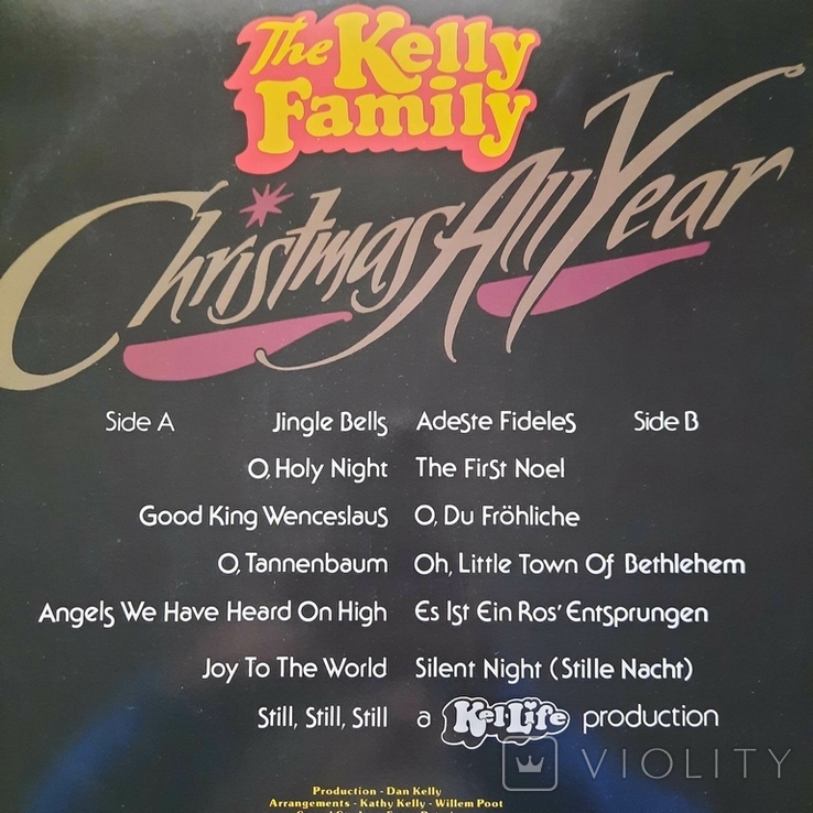Автограф / The Kelly Family / Christmas All Year /1990 / Germany/ Vinyl/ LP/ Album/ Stereo, photo number 10