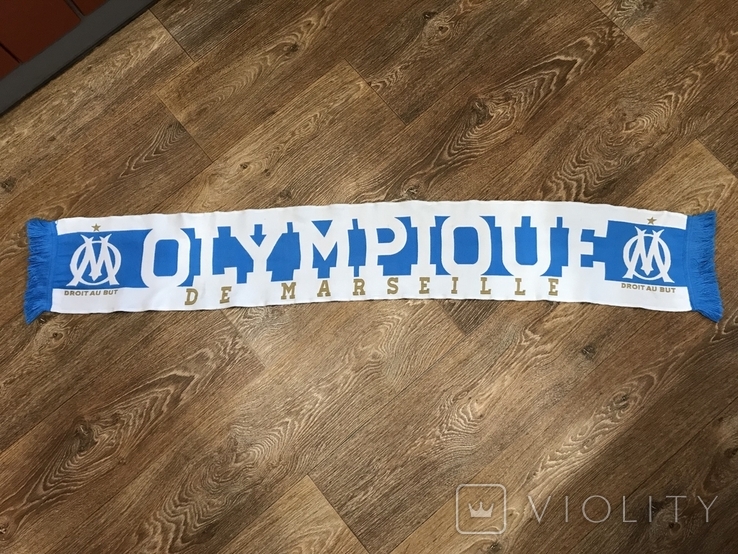 Шарф FC OLYMPIQUE MARSEILLE (Олимпик Марсель), Франция., photo number 2