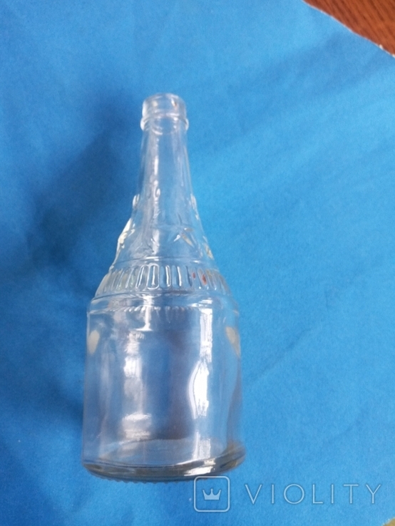 Пляшка 0,25 склянки 4 зірки (коньяк?)., фото №4