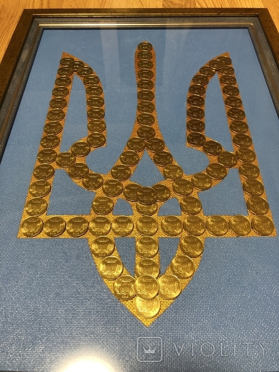 Картина з монет Тризуб України, photo number 5