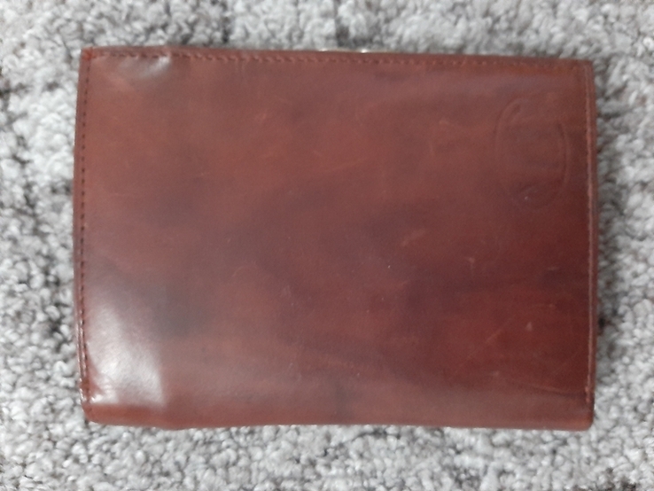 Кожаный коричневый кошелек Benzer (Индия), фото №2