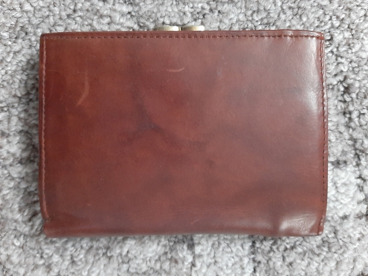 Кожаный коричневый кошелек Benzer (Индия), фото №3