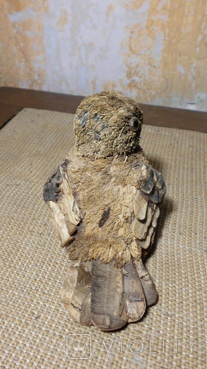 Воробей. Авторская птица из природных материалов Lorenzo Magarelli, фото №3