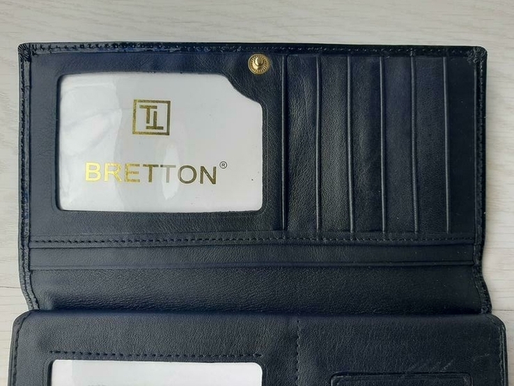 Женский большой кожаный кошелек Bretton, фото №9