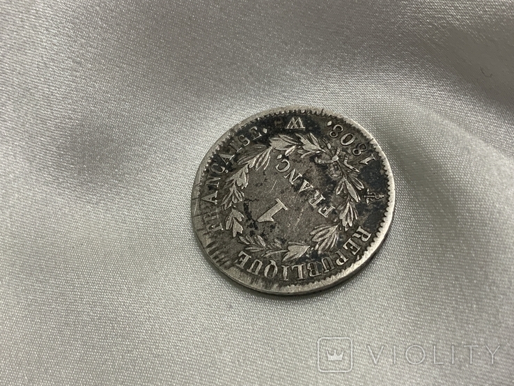 1 франк W 1808 рік, фото №6