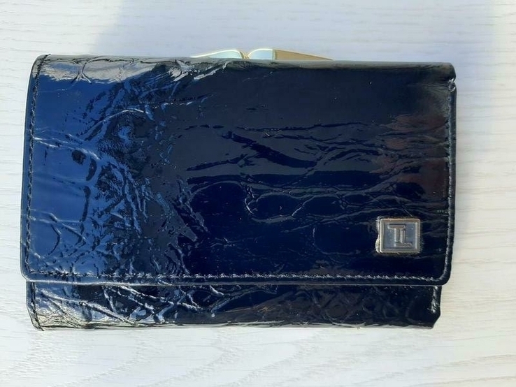 Женский кожаный кошелек Bretton (черный), фото №3