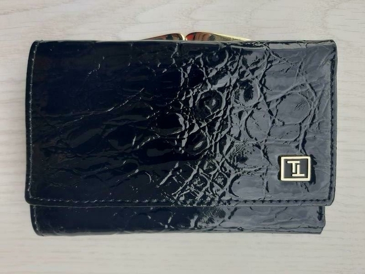 Женский кожаный кошелек Bretton (черный), photo number 3