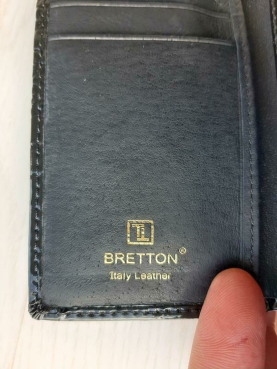 Женский кожаный кошелек Bretton (черный), фото №9