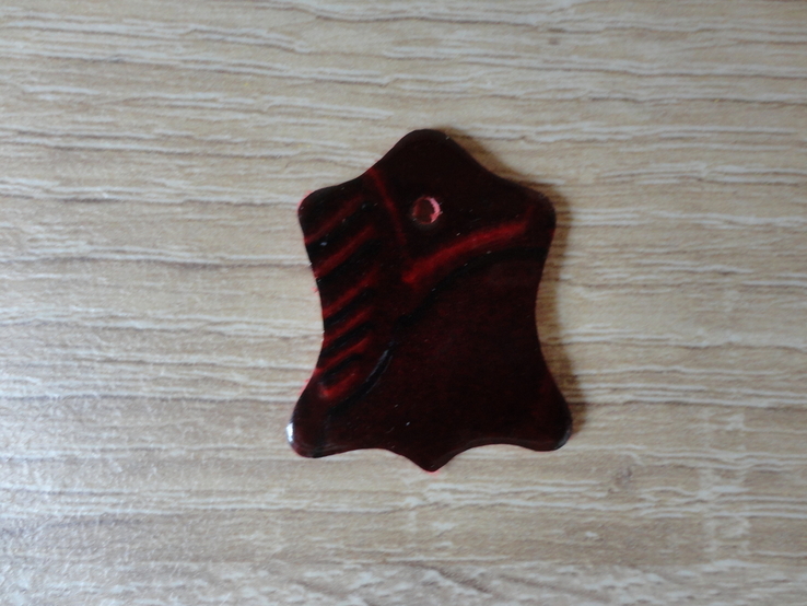 Женский большой кожаный кошелек Dr.Koffer (лакированная кожа, бордовый), фото №6