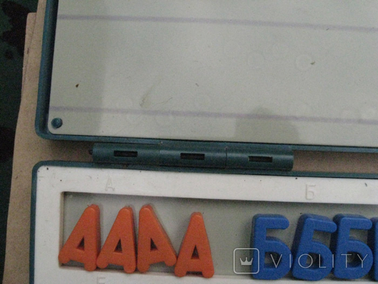 Буквы и цифры (СССР), на магнитах, не полный набор. Черкассы, Фотоприбор., фото №6