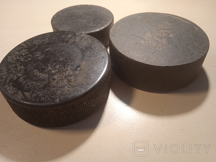 3pcs pucks for hockey of the USSR, photo number 6