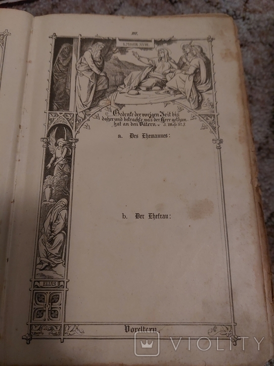 Старинная немецкая библия 1869 год, фото №6