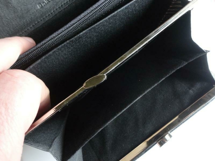 Женский кожаный кошелек dr.koffer (черный, фото №5