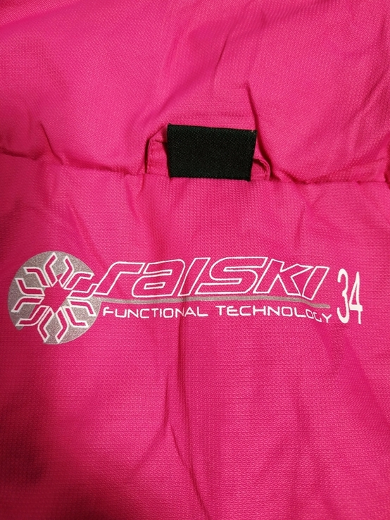 Термокуртка жіноча рожева RAISKI р-р 34, numer zdjęcia 11