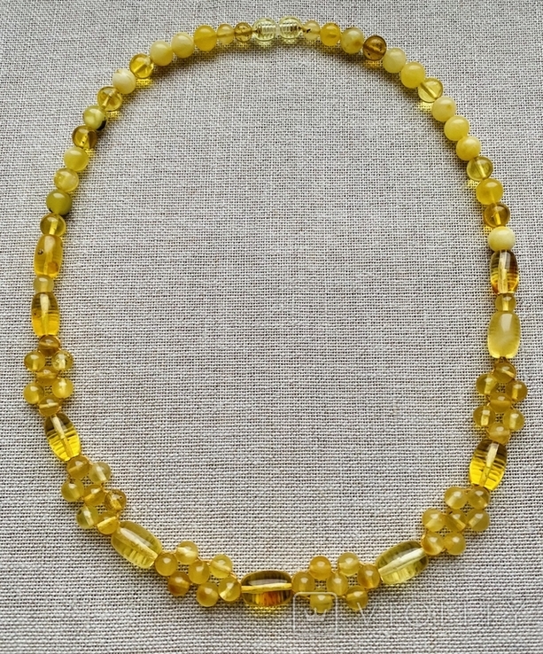 Natural amber. Necklace., photo number 7