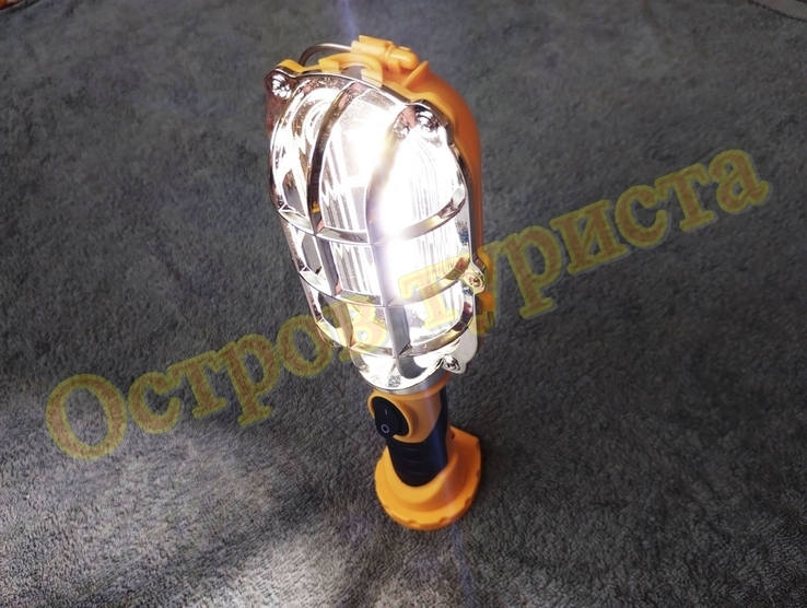 Фонарь лампа светодиодный на батарейках с магнитом и крючком, фото №7