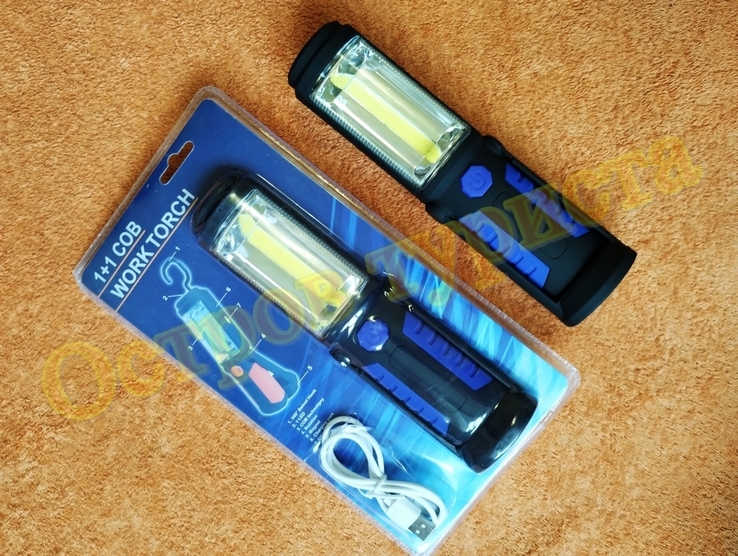 Кемпинговый аккумуляторный фонарь с функцией повербанка с магнитом, фото №5