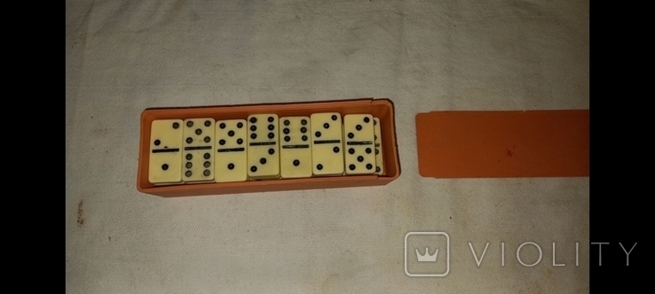 Dominoes of the USSR. Not a complete set. No 4-empty., photo number 3
