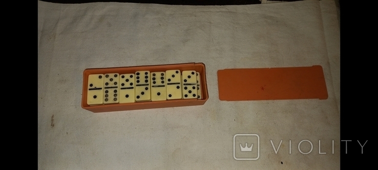 Dominoes of the USSR. Not a complete set. No 4-empty., photo number 2