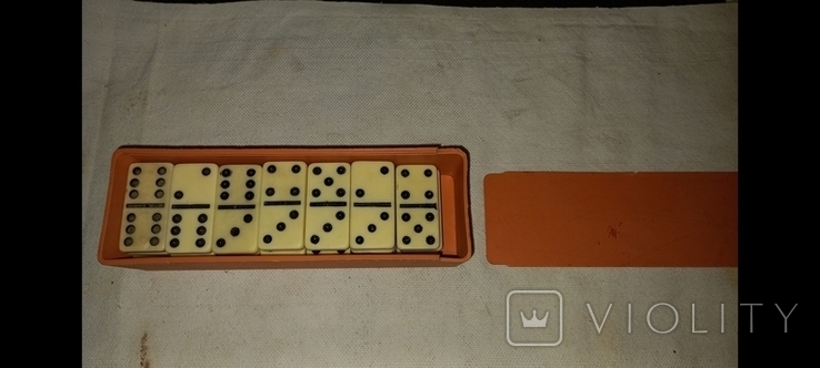 Dominoes of the USSR. Not a complete set. No 4-empty., photo number 4