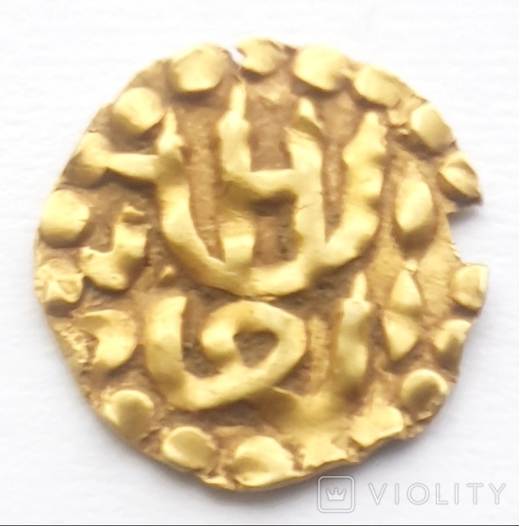 Золотая монета. Купанг Алауддин аль-Кахар. Суматра. Индонезия. 1537-71 г, фото №3