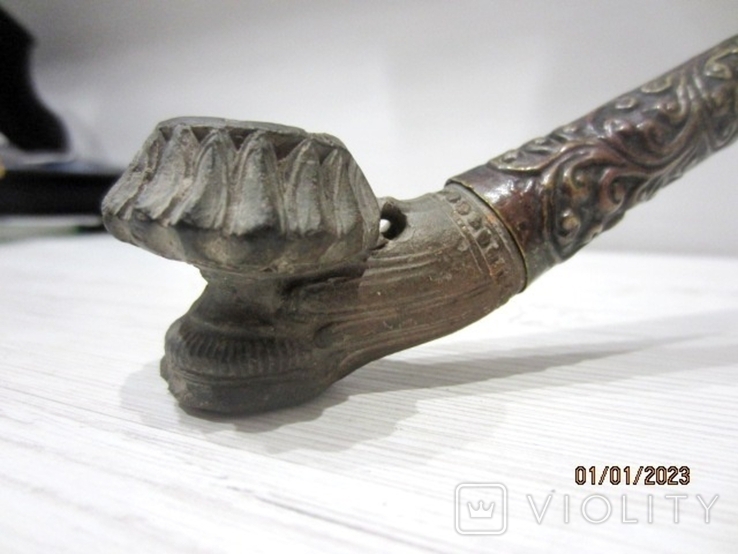 Smoking pipes Turkey, Ottoman Empire Ceramics, copper, handmade, photo number 4