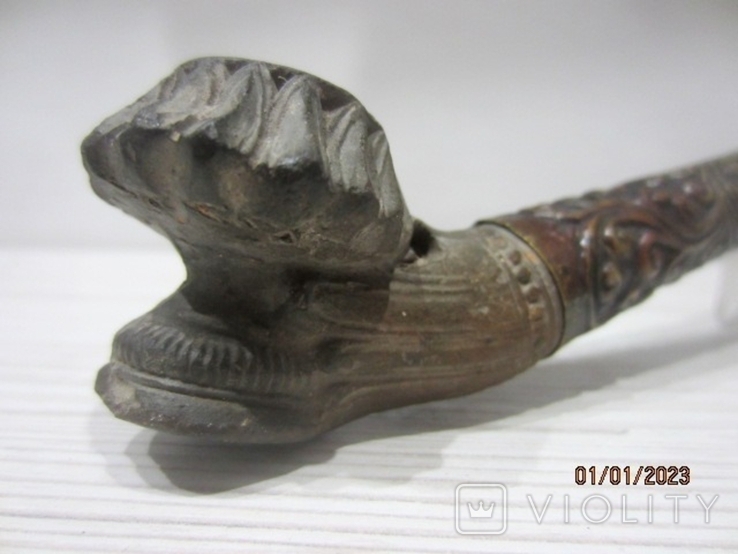 Smoking pipes Turkey, Ottoman Empire Ceramics, copper, handmade, photo number 13