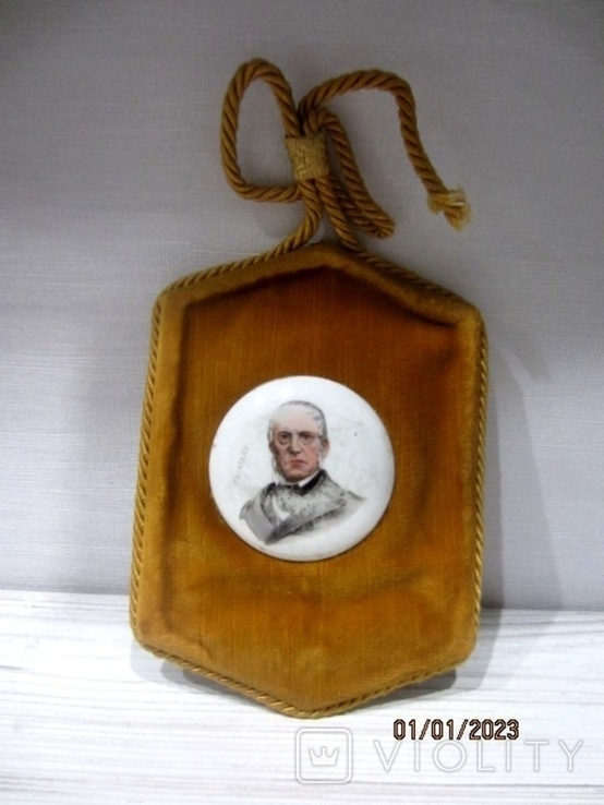 Portrait miniature, made on porcelain Frantyshek Palatsky, photo number 2