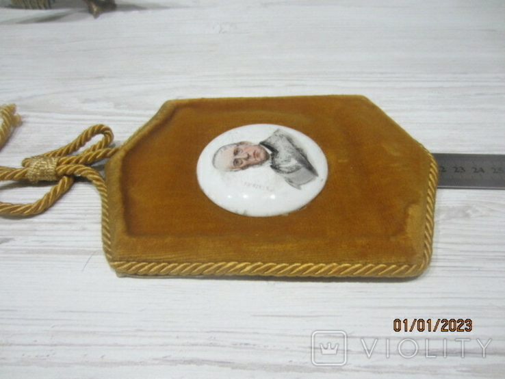 Portrait miniature, made on porcelain Frantyshek Palatsky, photo number 7