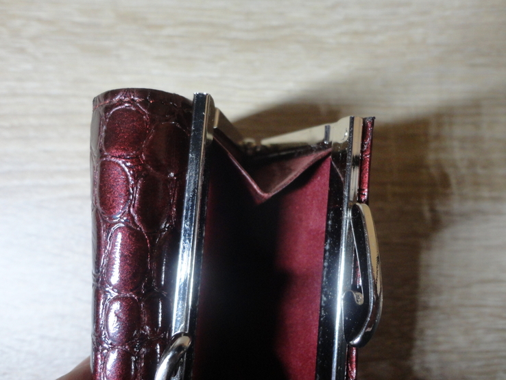 Маленький женский кошелек HASSION (кожа и лакированное покрытие), фото №7