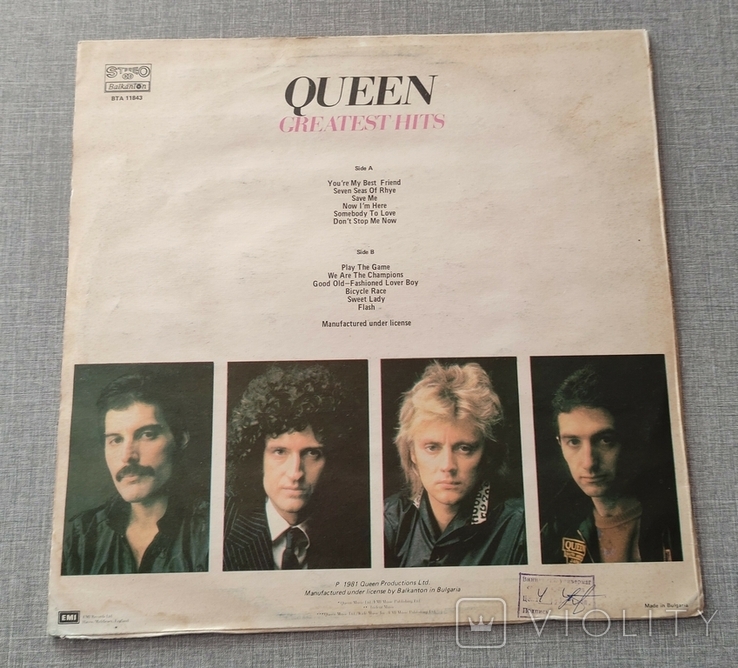 Пластинка. Queen - Greatest Hits (пластинки лот 37 из 37), photo number 3