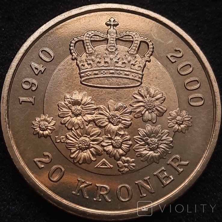 Denmark 20 kroner 2000, photo number 4