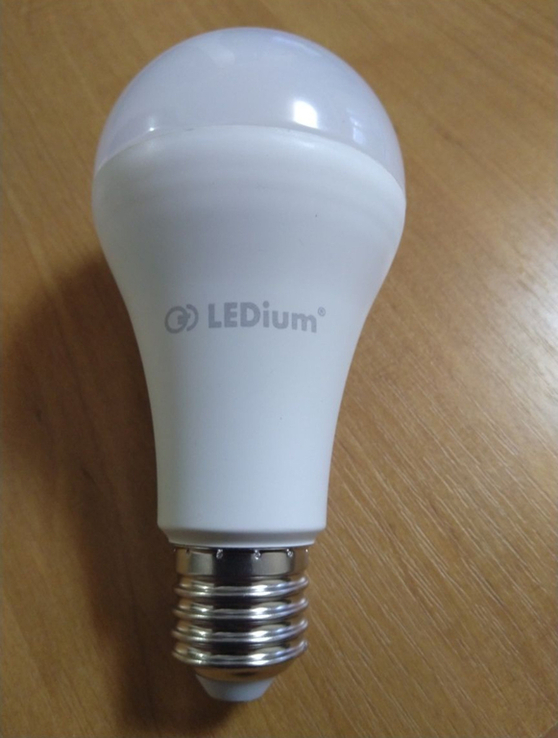 Лампа світлодіодна (50 шт.) 20 Вт Е27 А65 4100К LEDium, photo number 2