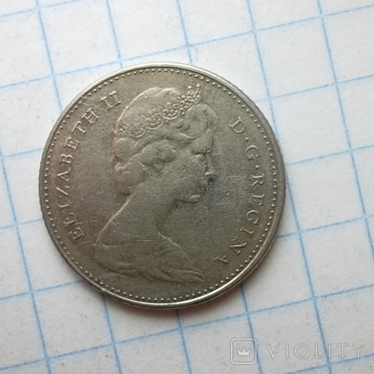 Канада 10 центів, 1968 Нікель (магнітна)