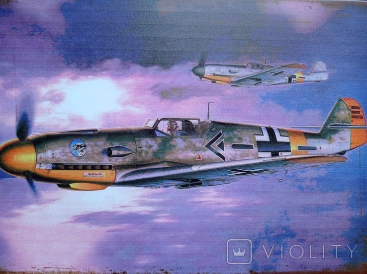 Collectible plaque - poster in vintage style "German aircraft of the 2nd World War", photo number 3