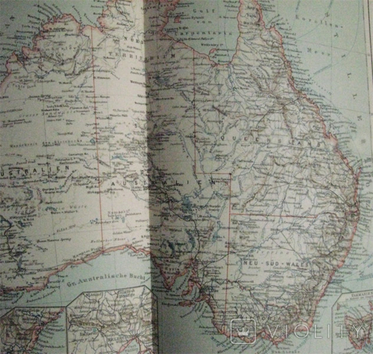 Австралия, 244х 305 мм,1910-е гг, нем. язык