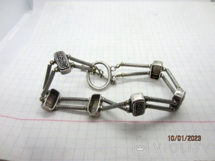 Bracelet designer silver 925, photo number 6