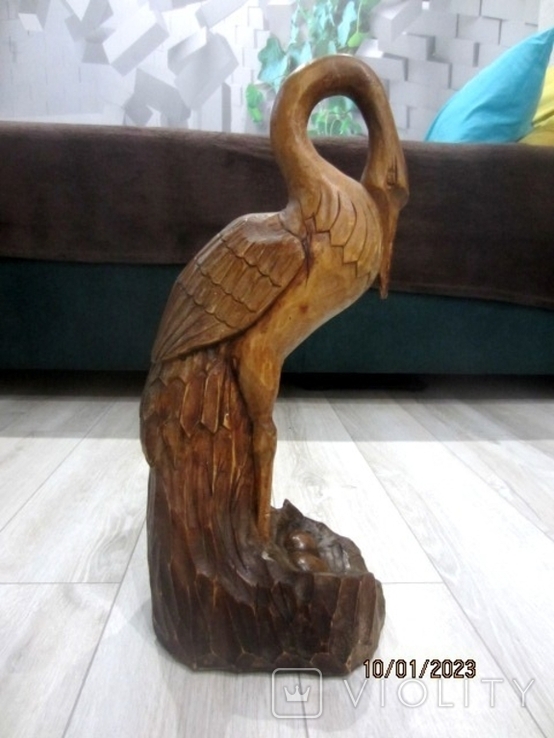 Sculpture leleka tree author's 1981 47 cm, photo number 3