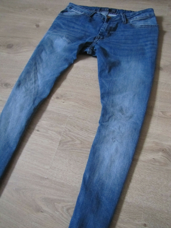 Модные мужские зауженные джинсы Tefosi оригинал КАК НОВЫЕ, фото №3
