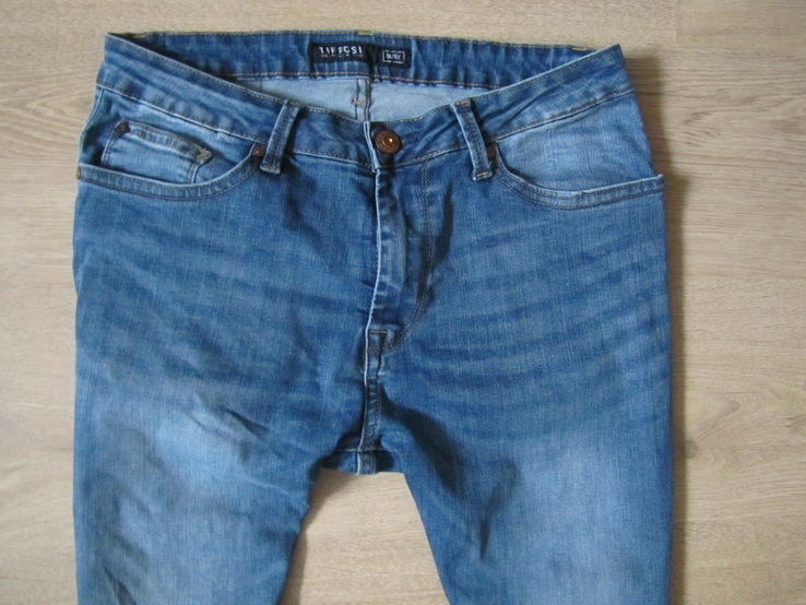 Модные мужские зауженные джинсы Tefosi оригинал КАК НОВЫЕ, фото №4