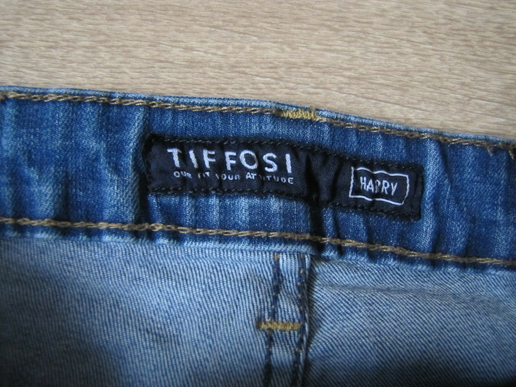 Модные мужские зауженные джинсы Tefosi оригинал КАК НОВЫЕ, фото №5