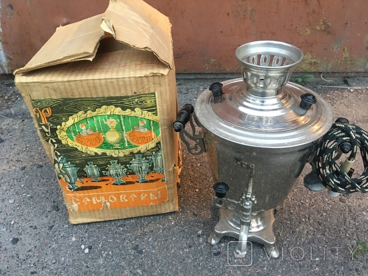 Samovar glass, electric NIB - new in the box, photo number 2