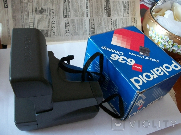 Фотоаппарат polaroid 636, полароид, коробка оригинальная картонная, фото №7