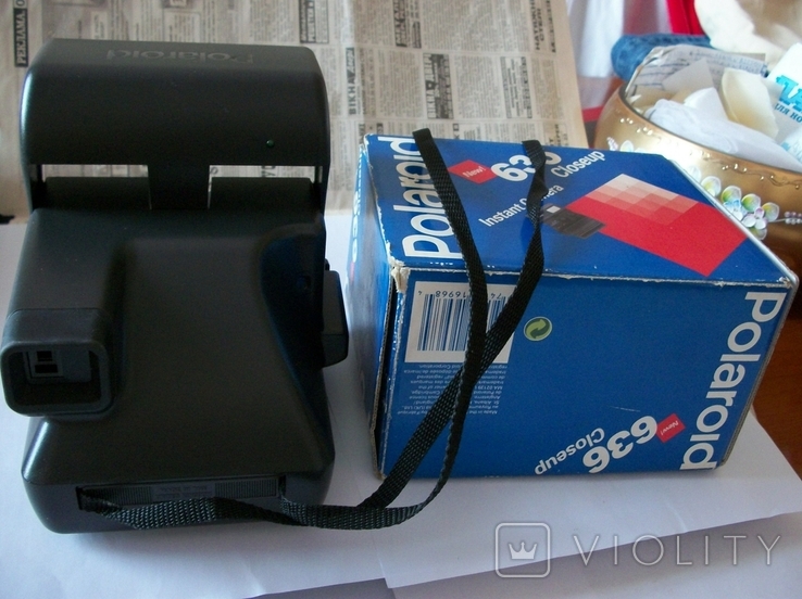 Фотоаппарат polaroid 636, полароид, коробка оригинальная картонная, фото №11