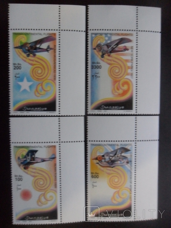 Aviation. Somalia. 2001 MNH series